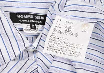 COMME des GARCONS HOMME DEUX Rivet Detail Shirt Blue Size M