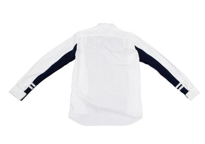 COMME des GARCONS HOMME Fair Isle Knit Shirt White Size M