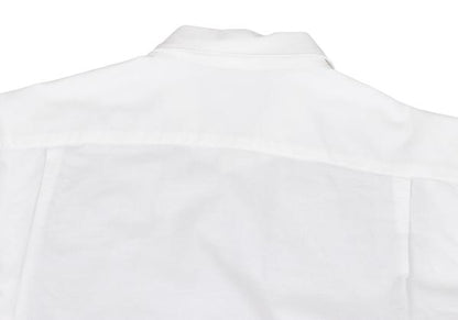 COMME des GARCONS HOMME Fair Isle Knit Shirt White Size M