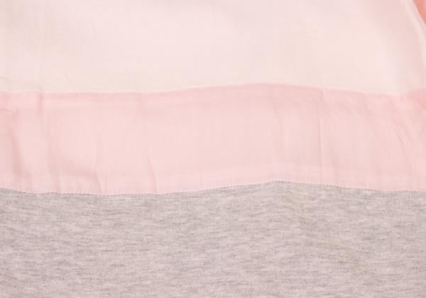 COMME des GARCONS HOMME Mixed Fabric Shirt Pink Size M