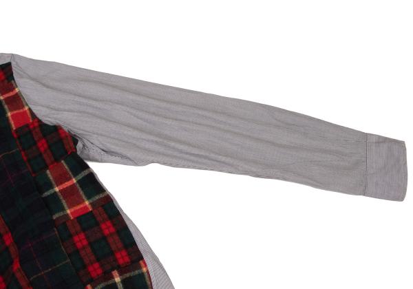 COMME des GARCONS HOMME Felted Check Multi Shirt Size M