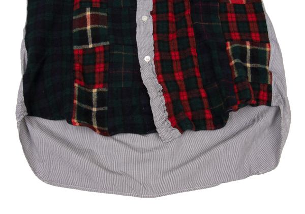 COMME des GARCONS HOMME Felted Check Multi Shirt Size M