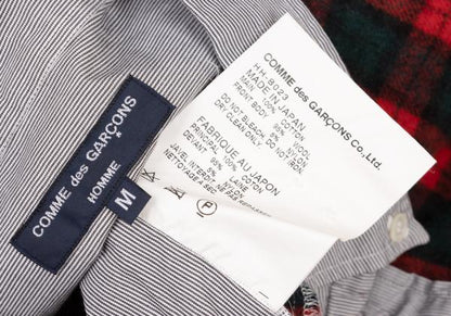 COMME des GARCONS HOMME Felted Check Multi Shirt Size M