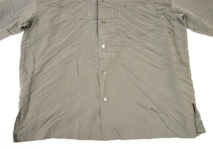 ISSEY MIYAKE MEN Poly Crinkle Shirt Khaki Size L