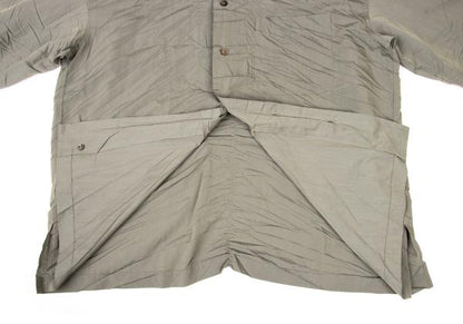 ISSEY MIYAKE MEN Poly Crinkle Shirt Khaki Size L