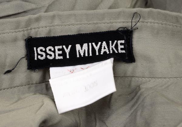 ISSEY MIYAKE MEN Poly Crinkle Shirt Khaki Size L