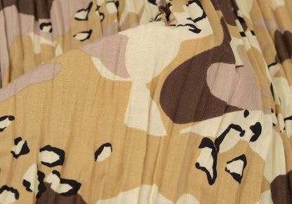 ISSEY MIYAKE MEN Poly Camo Pleated Shirt Size L