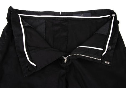 Y's Stretch Tapered Pants Black Size 38