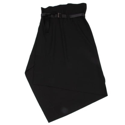 ISSEY MIYAKE Asymmetrical Belted Poly Skirt Size 2