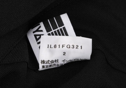 ISSEY MIYAKE Asymmetrical Belted Poly Skirt Size 2