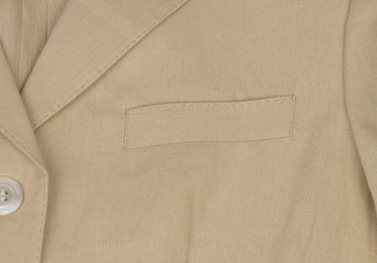 Aquascutum Linen Tailored Blazer Beige Size 11