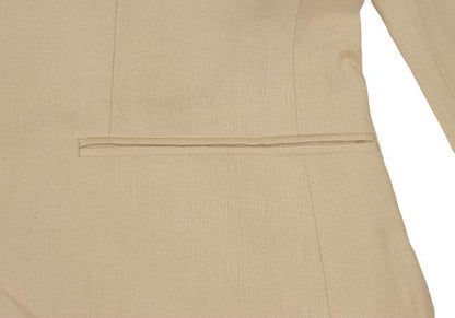 Aquascutum Linen Tailored Blazer Beige Size 11