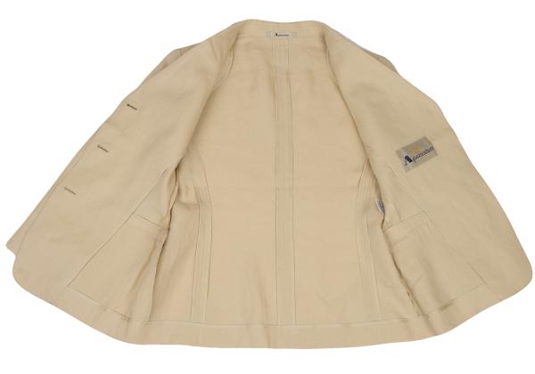 Aquascutum Linen Tailored Blazer Beige Size 11