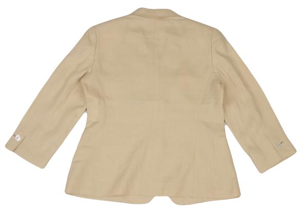 Aquascutum Linen Tailored Blazer Beige Size 11