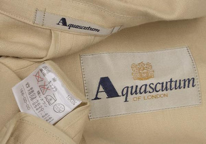 Aquascutum Linen Tailored Blazer Beige Size 11