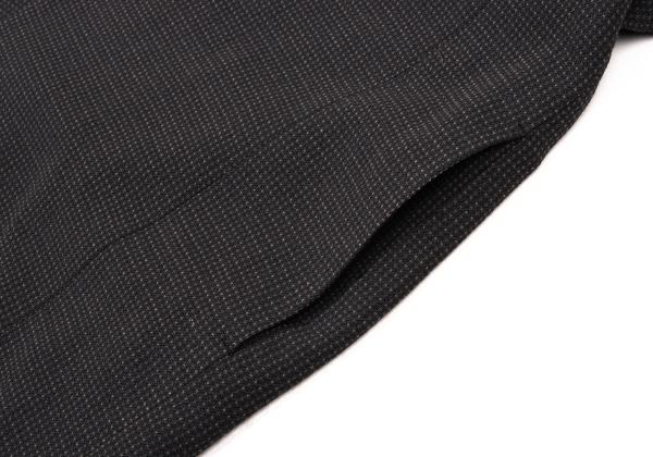 JURGEN LEHL Wool Design Weave Band Jacket Charcoal Size M