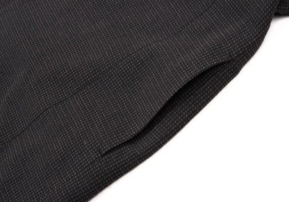 JURGEN LEHL Wool Design Weave Band Jacket Charcoal Size M