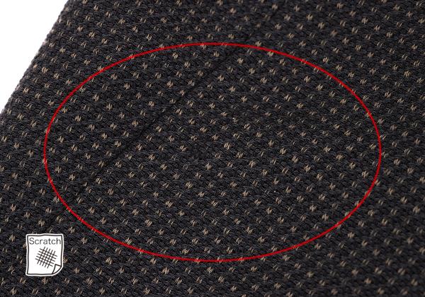 JURGEN LEHL Wool Design Weave Band Jacket Charcoal Size M
