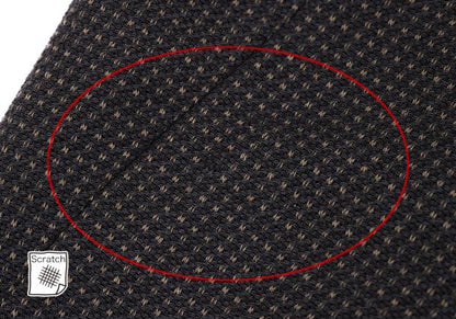 JURGEN LEHL Wool Design Weave Band Jacket Charcoal Size M