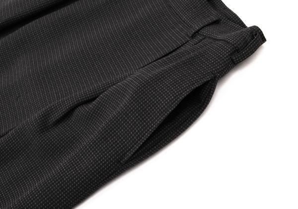 JURGEN LEHL Wool Design Weave Tuck Midi Skirt Gray Size M