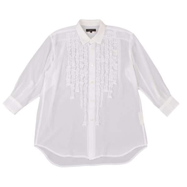 COMME des GARCONS HOMME PLUS Off-White Sheer Shirt Size S