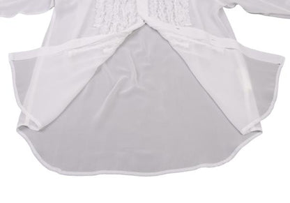 COMME des GARCONS HOMME PLUS Off-White Sheer Shirt Size S