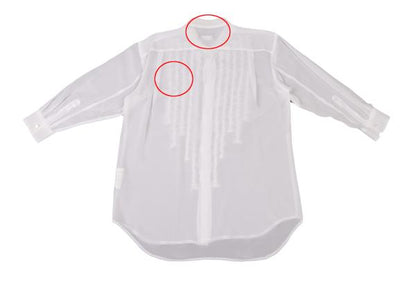 COMME des GARCONS HOMME PLUS Off-White Sheer Shirt Size S
