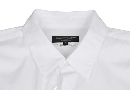 COMME des GARCONS HOMME PLUS Layered Shirt White Size S