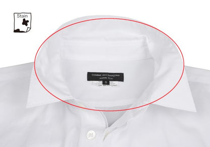 COMME des GARCONS HOMME PLUS Layered Shirt White Size S