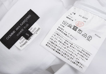 COMME des GARCONS HOMME PLUS Layered Shirt White Size S