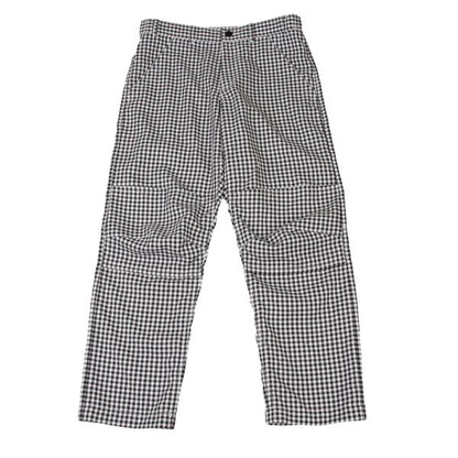 BLACK COMME des GARCONS Poly Gingham Black White Pants Size M