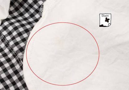 BLACK COMME des GARCONS Poly Gingham Black White Pants Size M