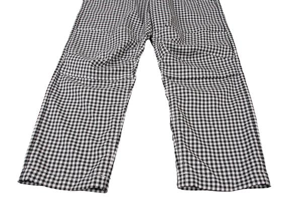 BLACK COMME des GARCONS Poly Gingham Black White Pants Size M