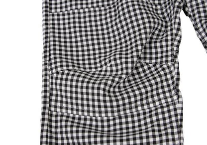 BLACK COMME des GARCONS Poly Gingham Black White Pants Size M