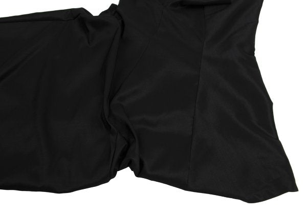 COMME des GARCONS Wool Poly Drape Dress Black Size M