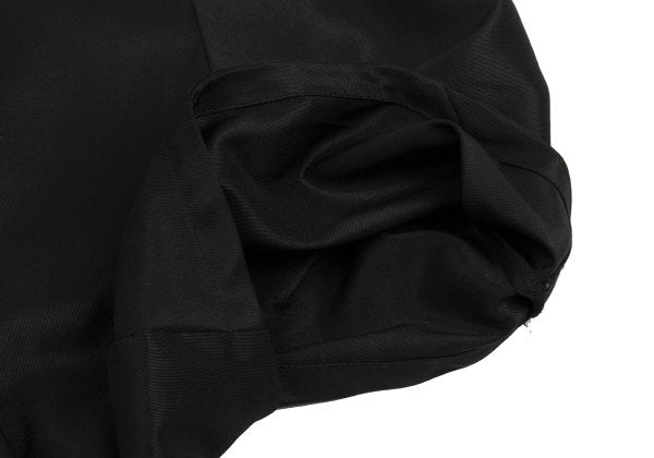 COMME des GARCONS Wool Poly Drape Dress Black Size M