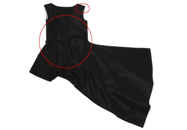 COMME des GARCONS Wool Poly Drape Dress Black Size M