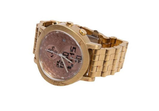 Jean Paul GAULTIER Curved Face Gold Pink Watch