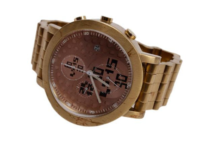 Jean Paul GAULTIER Curved Face Gold Pink Watch