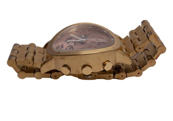 Jean Paul GAULTIER Curved Face Gold Pink Watch