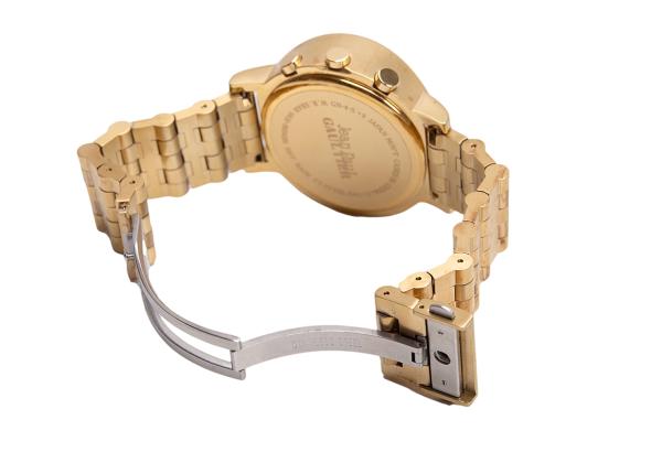 Jean Paul GAULTIER Curved Face Gold Pink Watch