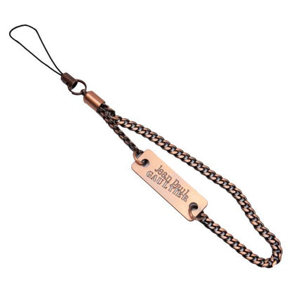 Jean Paul GAULTIER Logo Plate Chain Strap Bronze