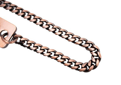 Jean Paul GAULTIER Logo Plate Chain Strap Bronze