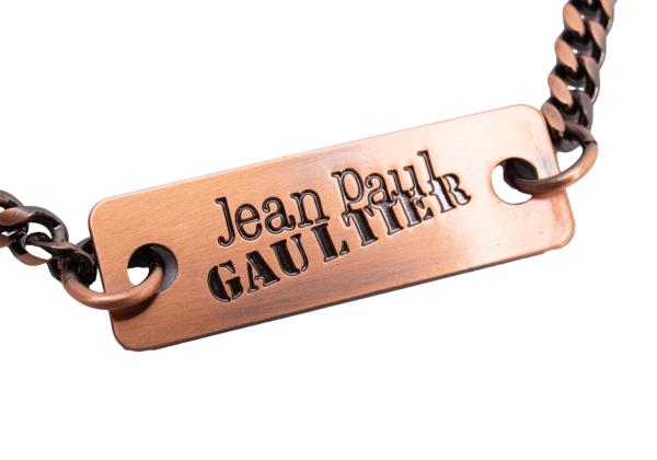Jean Paul GAULTIER Logo Plate Chain Strap Bronze
