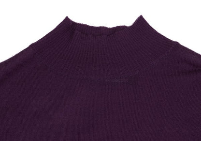 COMME des GARCONS Lace Embroidered Sweater Purple Size M