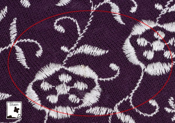 COMME des GARCONS Lace Embroidered Sweater Purple Size M