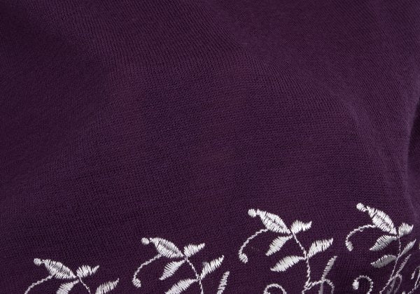 COMME des GARCONS Lace Embroidered Sweater Purple Size M