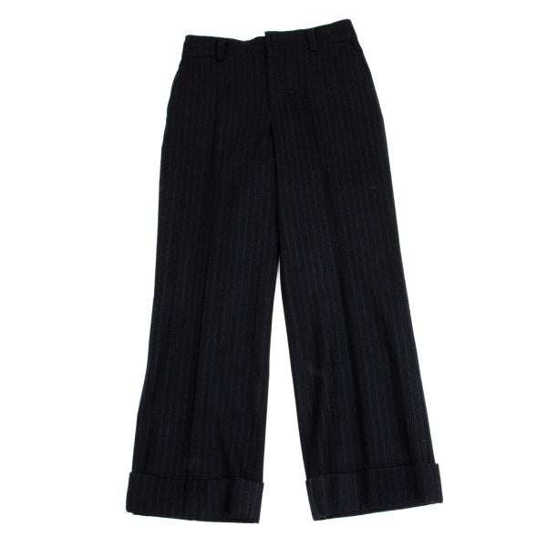 JUNYA WATANABE COMME des GARCONS Wool Pants Navy Size M