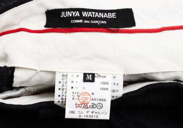 JUNYA WATANABE COMME des GARCONS Wool Pants Navy Size M