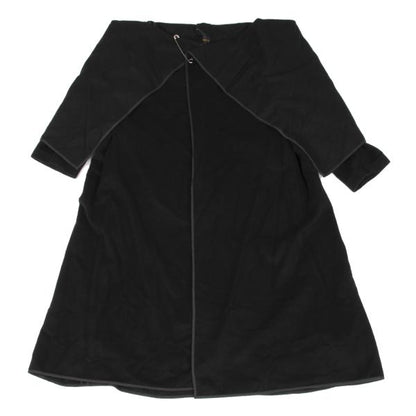 COMME des GARCONS 99AW Cashmere Wool Drape Coat Black Size M